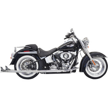 1800-1744 - 1S66E-36 Fishtail True Dual Exhaust System — with Baffles