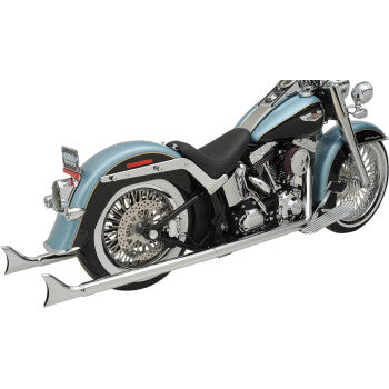 1800-1738 - 1S46E-36 Fishtail True Dual Exhaust System — without Baffles