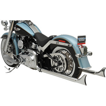 1800-1738 - 1S46E-36 Fishtail True Dual Exhaust System — without Baffles
