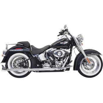 1800-1742 - 1S66E-30 Fishtail True Dual Exhaust System — with Baffles